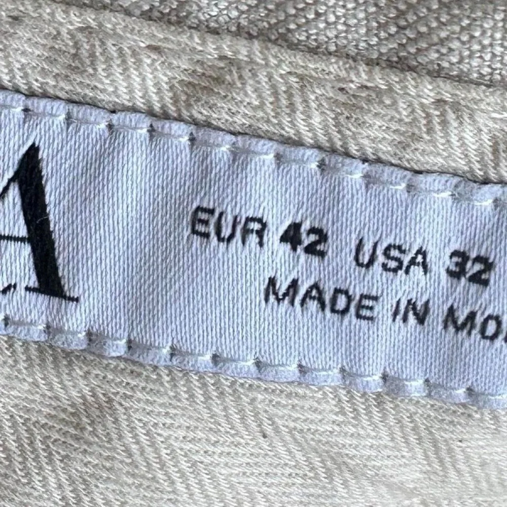 White Zara‎ linen trousers